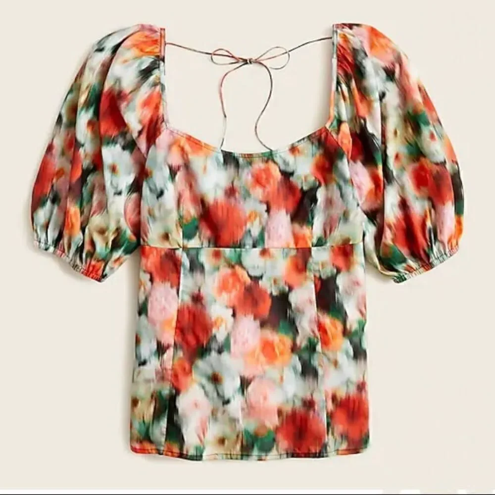 J.Crew Squareneck top in Liberty Hazy Days floral